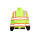 High visibility color safety jacket